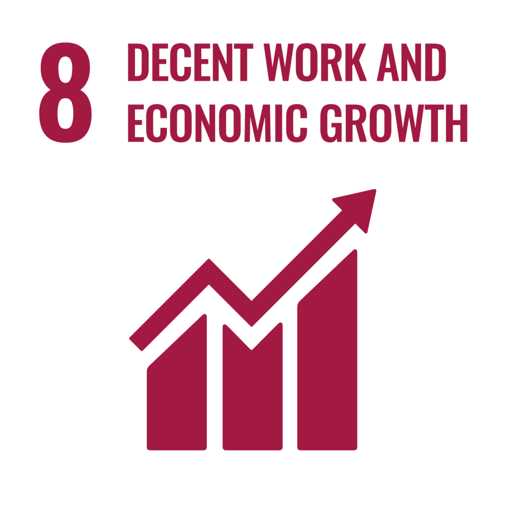 8: Decent work and economic growth